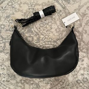 Black leather Jules Kae purse